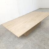 Travertine Coffee Table 1970s, Italy