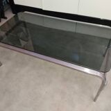 Vintage coffee table 1970 aluminium