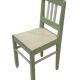 Chaise Art Déco vintage, style de design minimaliste, bois "de stijl"
