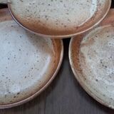 Stoneware plates from Puisaye by Jean-Pierre Prud’homme