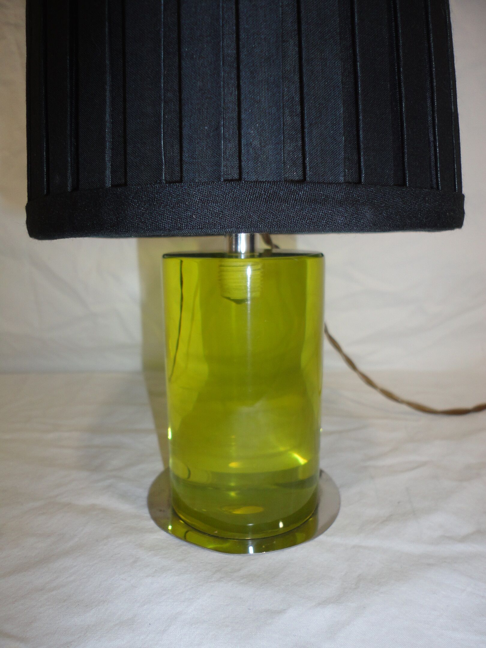 Lamp vintage 60s metal and acrylate