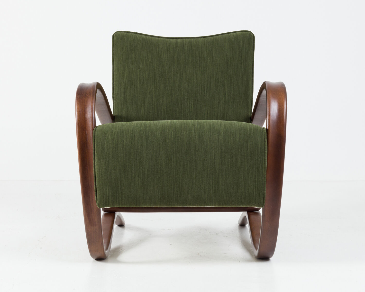 Set of 2 H-269 loungechairs by Jindrich Halabala, 40's