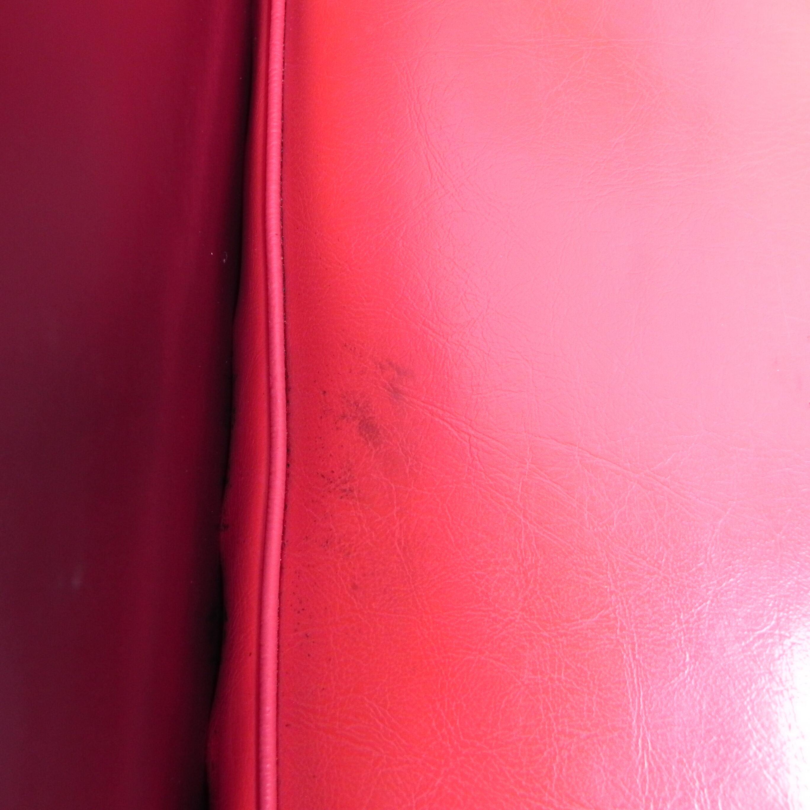 Vintage skai armchair with armrests