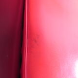 Vintage skai armchair with armrests