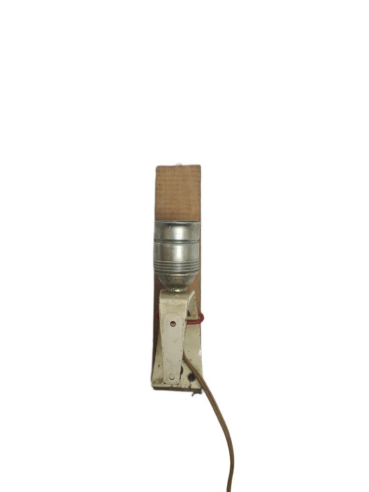 Postmodern brutalist wall lamp, Poland, 1970s