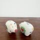 Ceramic pig salt and pepper shaker set