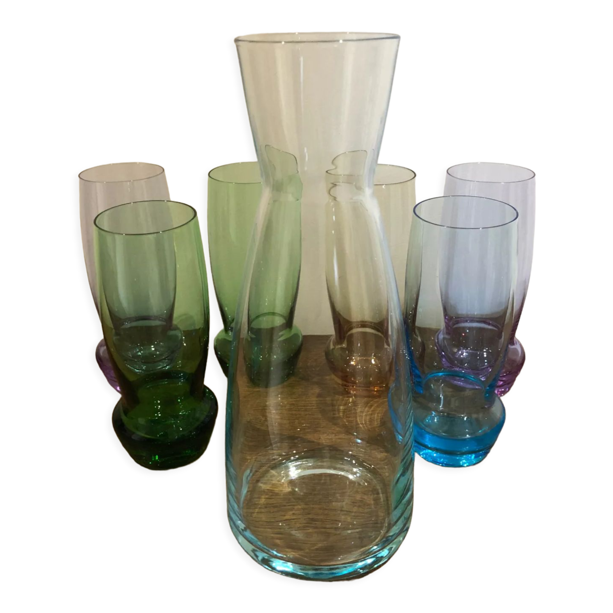 Pitcher and glasses 1970