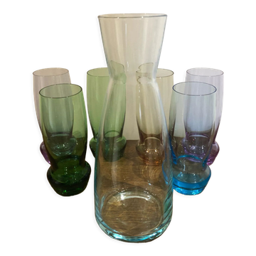 Pichet et verres 1970