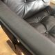 Armchair siesta brown leather by ingmar relling for westnofa