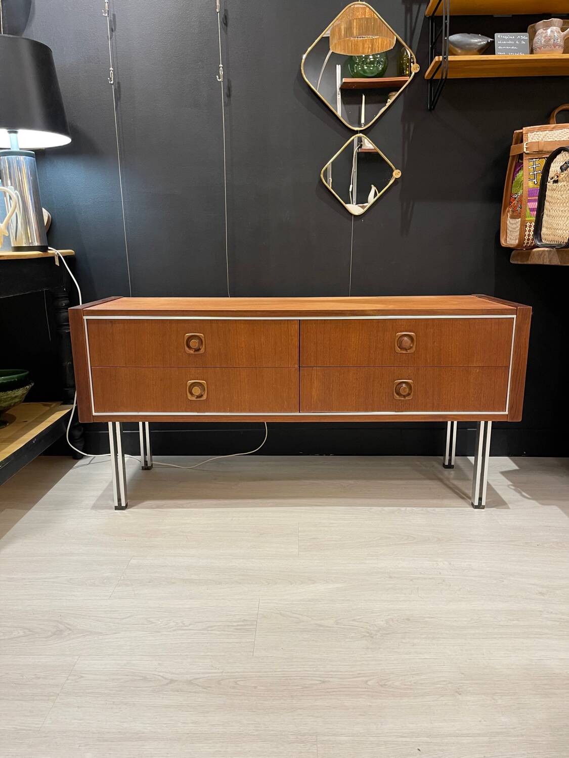 Small teak sideboard 1970