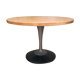 Round dining table foot tulip metal 1970