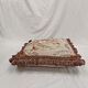 French Style Cushion Cover Handwoven Aubusson Tapestry Floral Rose Bouquet