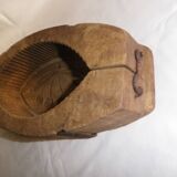 old wooden butter mold