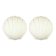 Pair of Vintage Shell-Shaped Opaline Glass Wall Lamps from Limburg, 1970s