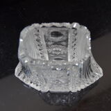 Vase,cut crystal glass,bohemia in the 1960's.