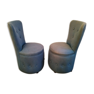 paire de fauteuils vintage