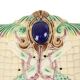 Antique French Majolica Earthenware Asparagus Plate, 19th Century