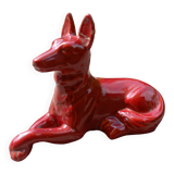 German shepherd dog red vintage