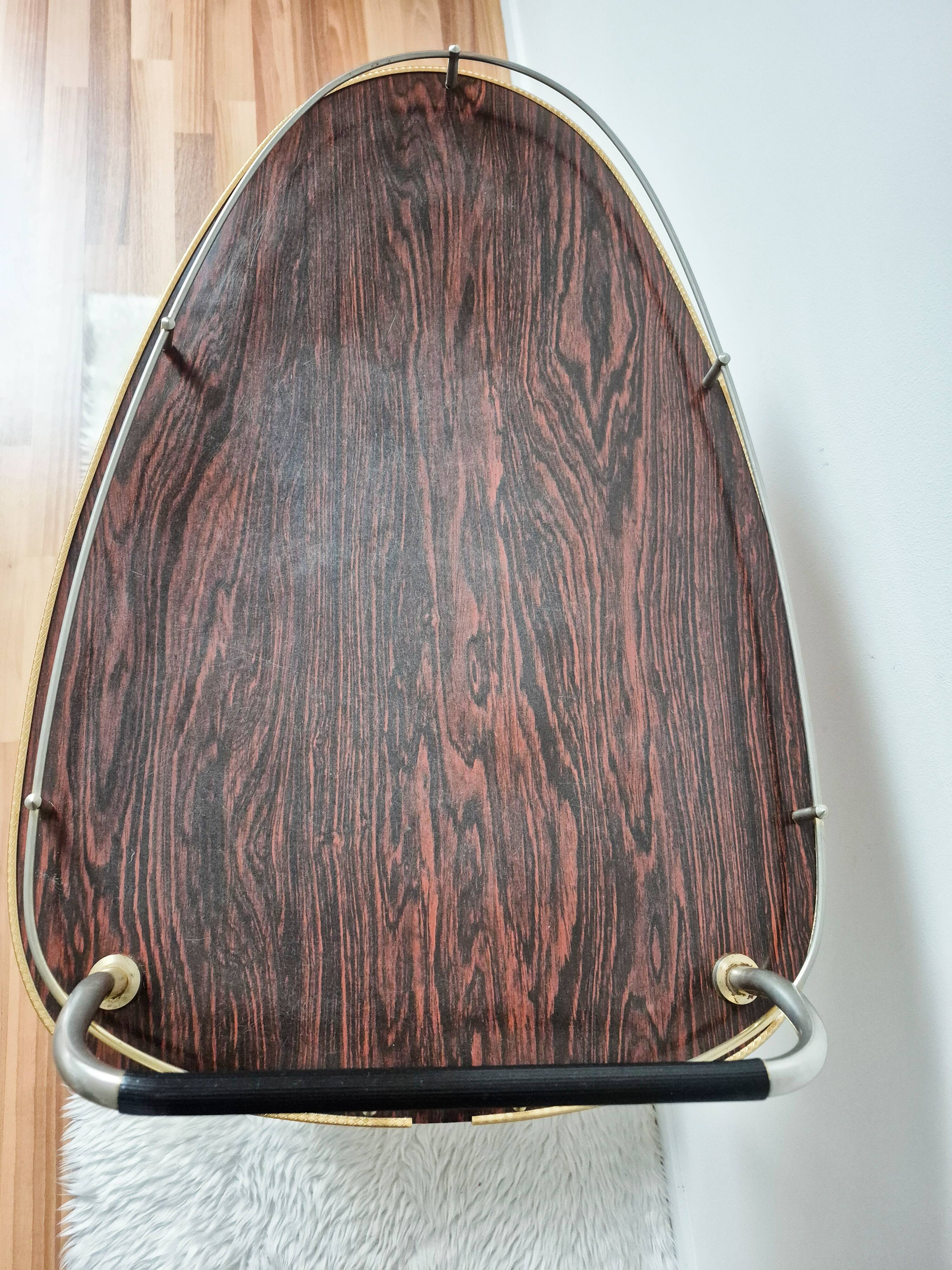 Vintage rolling table, bar cart
