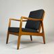 Fauteuil Ole Wanscher FD109 par France & Daverkosen vintage danois des années 60