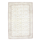 Tapis turc vintage à motifs floraux beige et brun