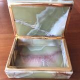 Green marble cigar box