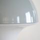 1960s metal and opaline mushroom table lamp