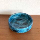 Fish pottery bowl by Aldo Londi for Bitossi, Italy, 1960s.