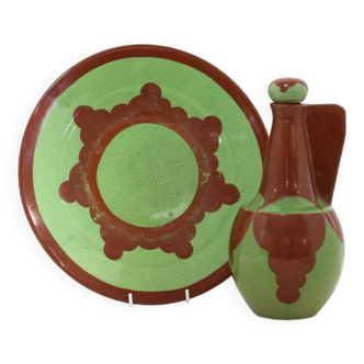 René Herbst (1891-1982) / liqueur carafe and tray