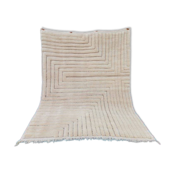 Handwoven natural wool rug size 200/300 cm