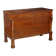 Antique walnut restoration commode with 3 drawers, 1800s.