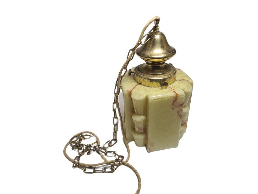 Art Deco pendant lamp, Sweden, 1950s