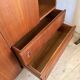 Vintage Scandinavian wardrobe in teak