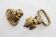 Large antique piano handles, old bronze, hardware.