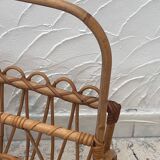 Bamboo magazine rack