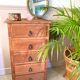 Chiffonnier commode vintage à roulettes