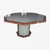 Octagonal marble table