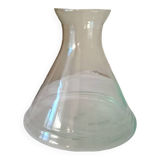 Chemistry carafe or blown glass vase