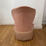 Old pink toad chair