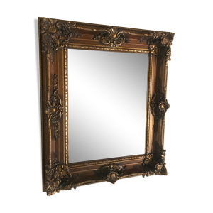 miroir doré - 78x65cm