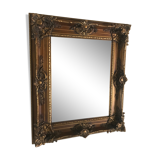 Golden mirror - 78x65cm