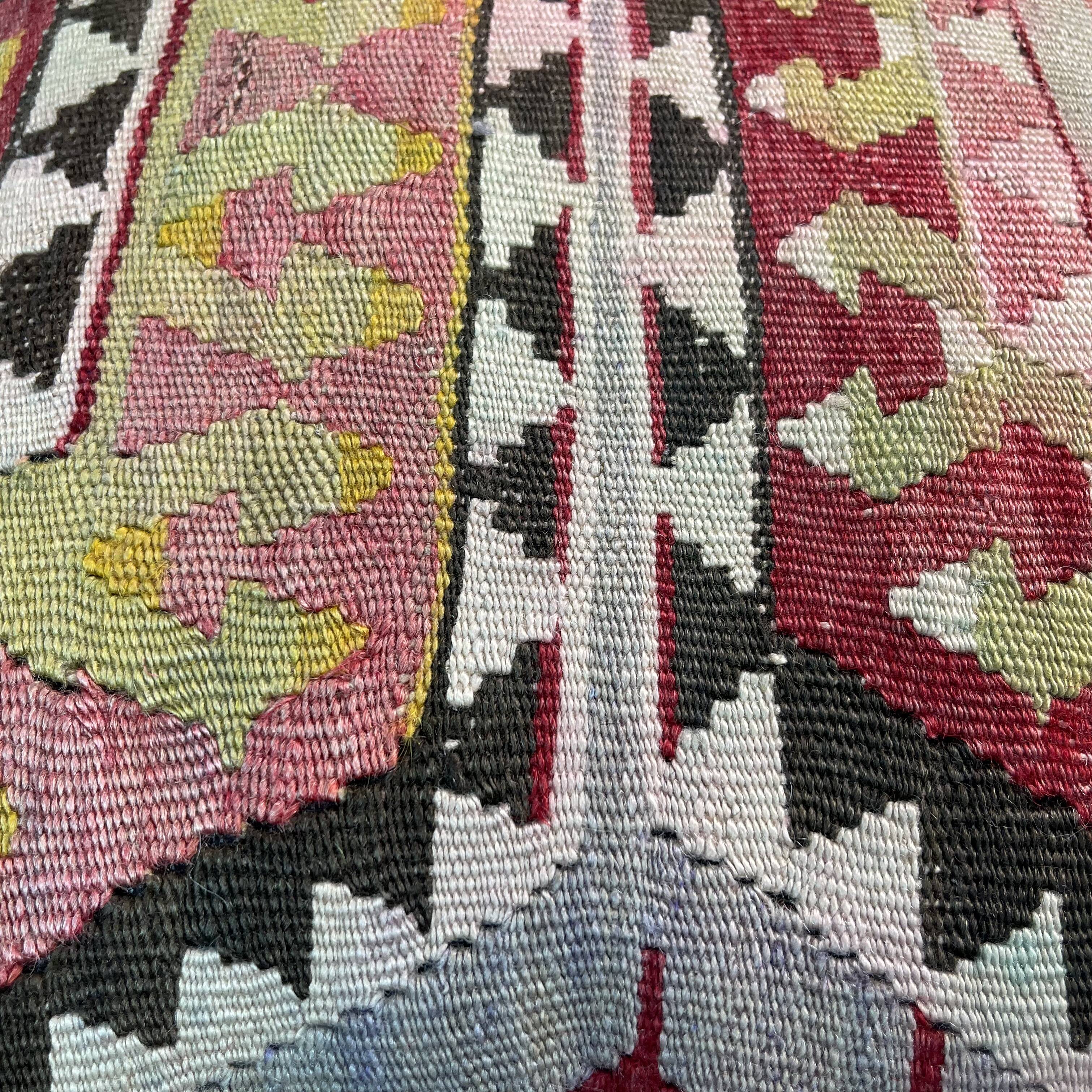 Housse de coussin Kilim turc vintage, 45 x 45 cm