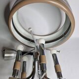 Space Age Rolly pendant light, Italian design, 70s