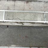 Bathroom shelf with its original chrome supports