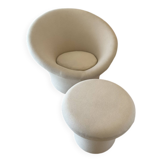 Mushroom armchair and its Ottoman Pierre Paulin, Artifort 1963