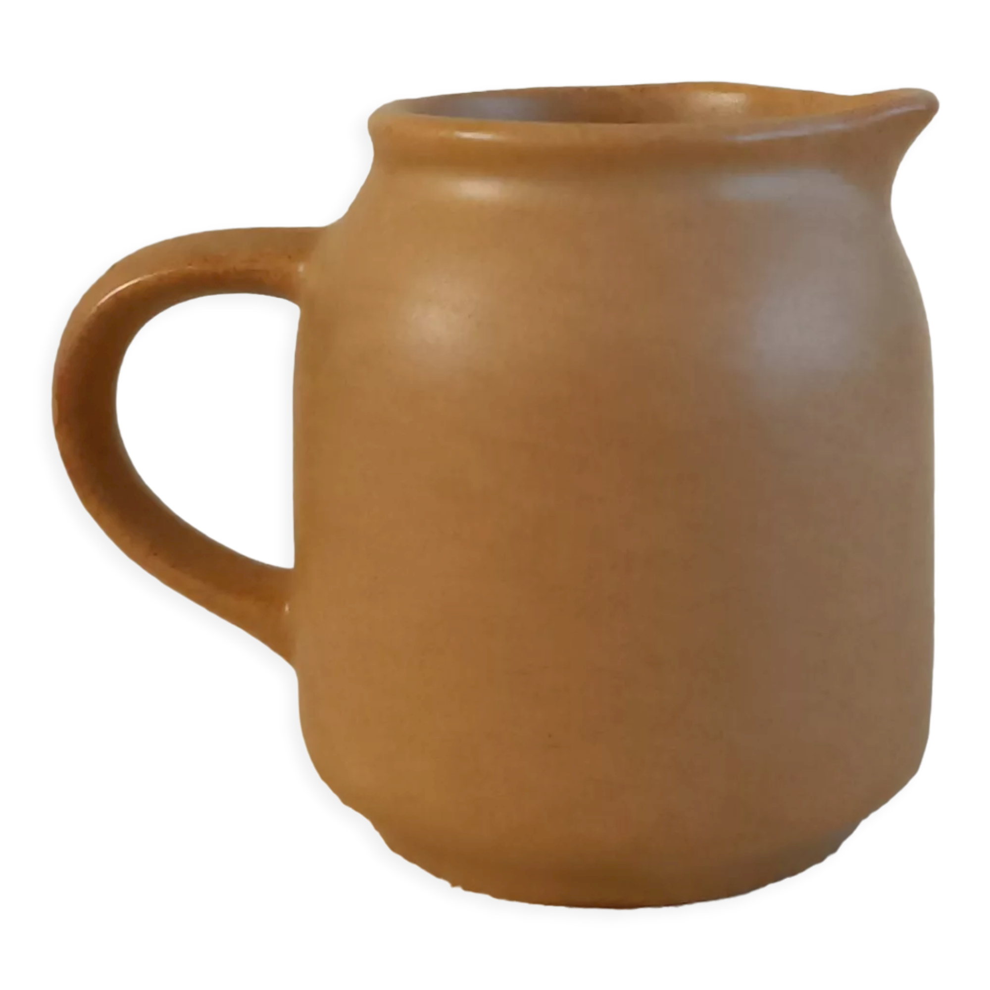Sarreguemines stoneware milk jug