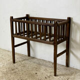 Rustic solid oak crib