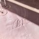 Old baby pink linen damask tablecloth