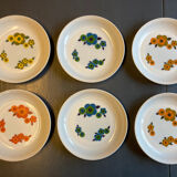Assiettes creuses vintage Arcopal Lotus