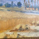 Framed landscape painting